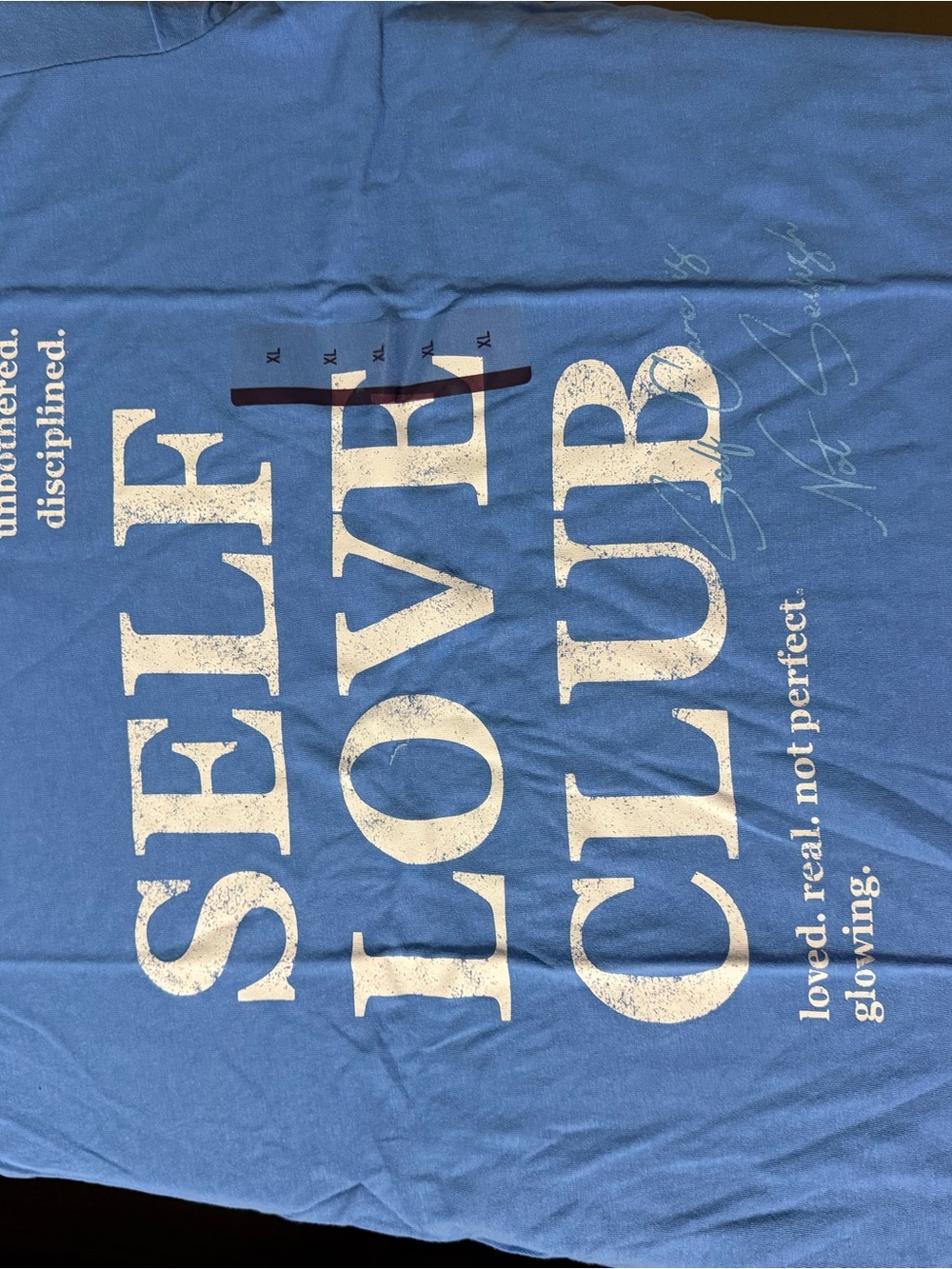 Grayson Threads Blue 'SELF LOVE CLUB' Graphic Tee